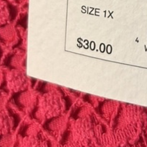 NWT $30 Croft&Barrow frontal lace overlay top - Picture 11 of 12